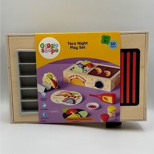 Taco Night Play Set - Gigglescape™: Creative Toy Kitchen 50 Pieces, Ages 3+